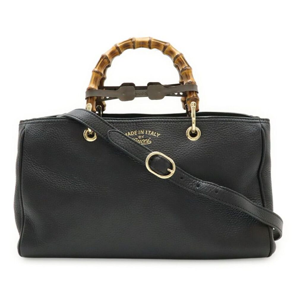 Gucci Bamboo Shopper Medium Leather Tote Bag